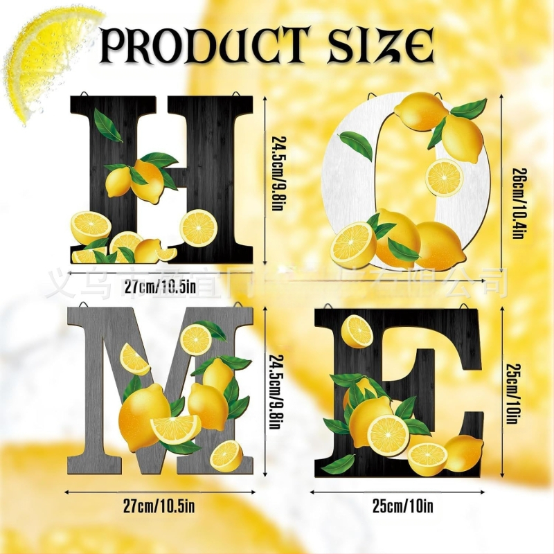 Nauja medinė namų dekoracija HOME, meno sienų dekoras, paplūdimio tematikos namų dekoro logotipas