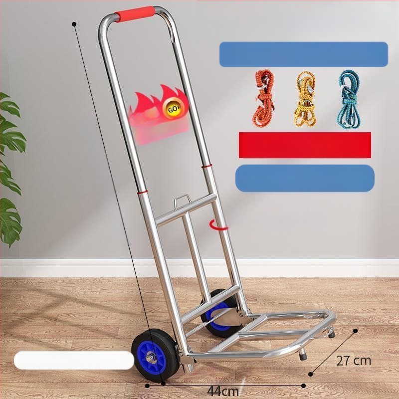 Kokkupandav käsikäru koduseks kasutamiseks, ostlemiseks, kaubaveoks, kaasaskantavaks pagasikäruks