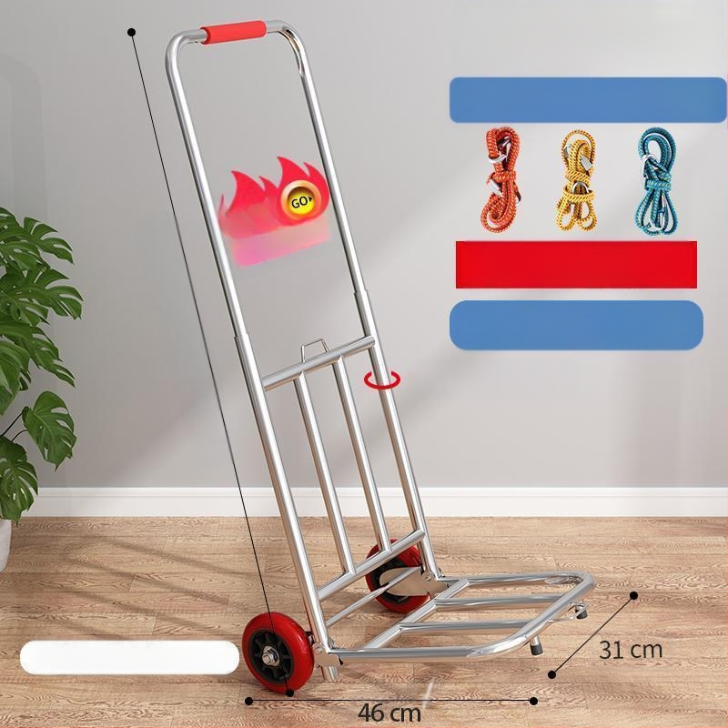 Kokkupandav käsikäru koduseks kasutamiseks, ostlemiseks, kaubaveoks, kaasaskantavaks pagasikäruks