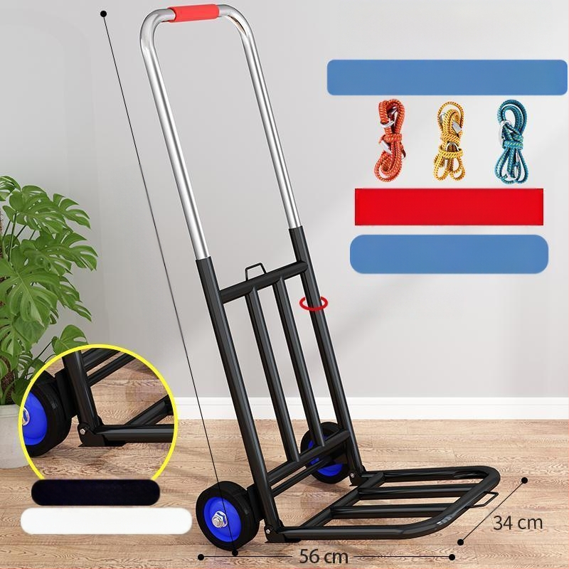 Kokkupandav käsikäru koduseks kasutamiseks, ostlemiseks, kaubaveoks, kaasaskantavaks pagasikäruks