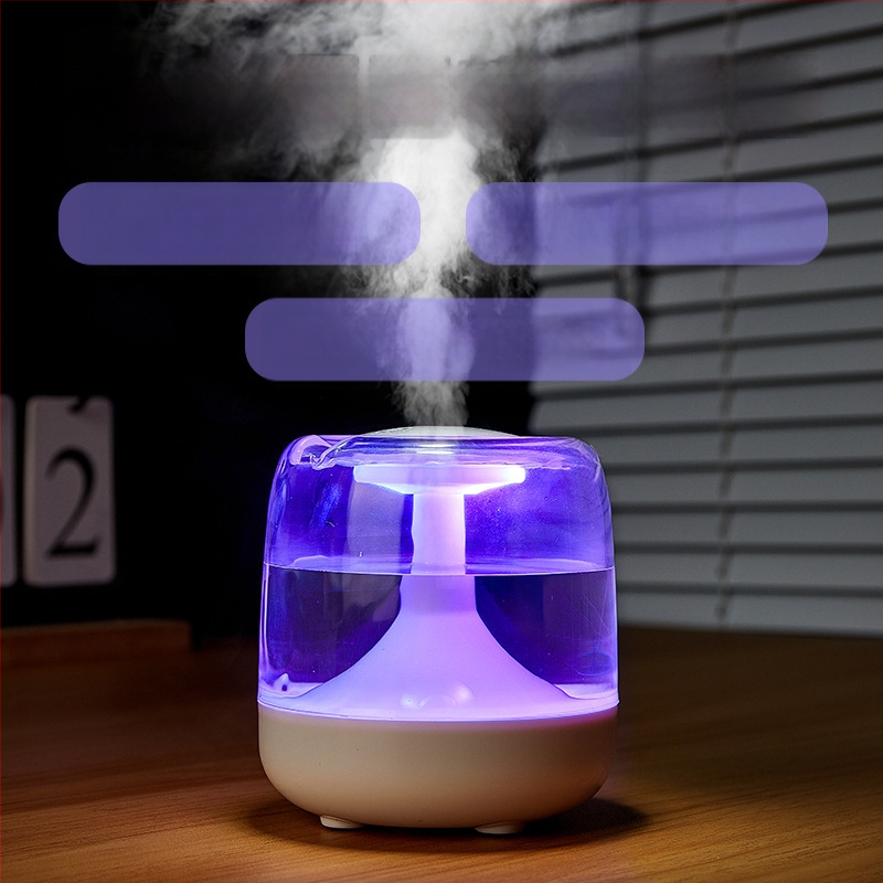 Légnedvesítő határokon átnyúló mini párásító háztartási hálószoba kis aromaterápiás gép asztali némító mennyezeti lámpa kollégiumi