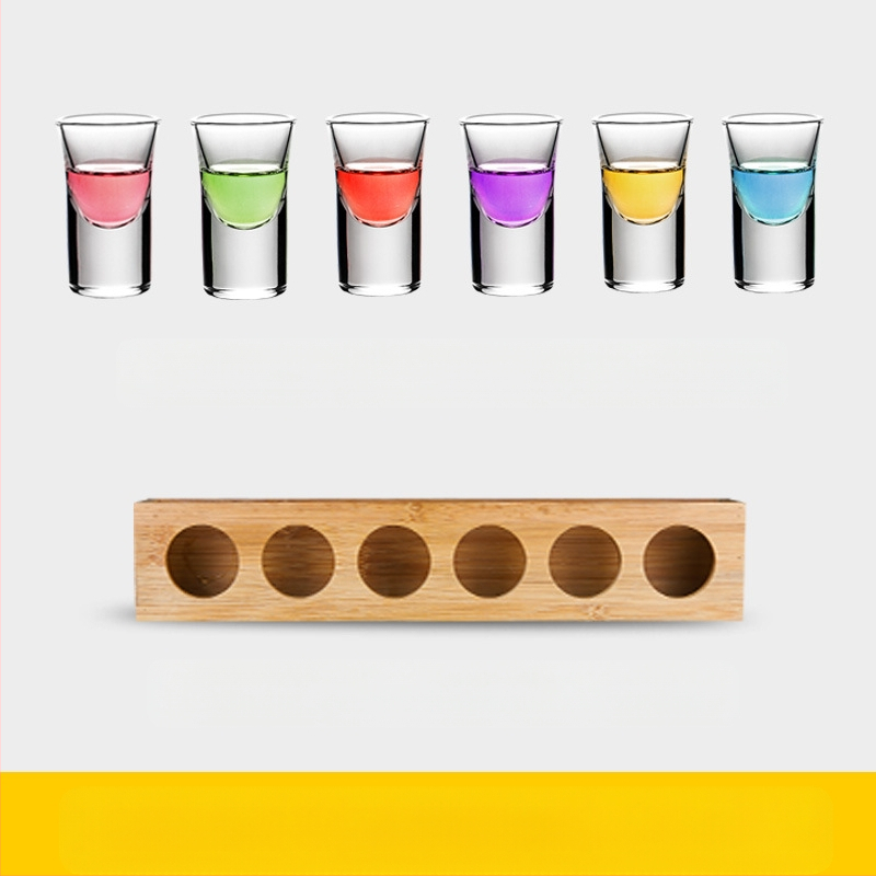 Bullet Cup Liquor Cup Swallow Cup Kangete alkohoolsete jookide Cup B52 Kokteiliklaaside hoidik Shot Cup komplekt Baari veiniklaas