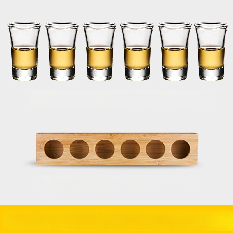 Bullet Cup Liquor Cup Swallow Cup Kangete alkohoolsete jookide Cup B52 Kokteiliklaaside hoidik Shot Cup komplekt Baari veiniklaas