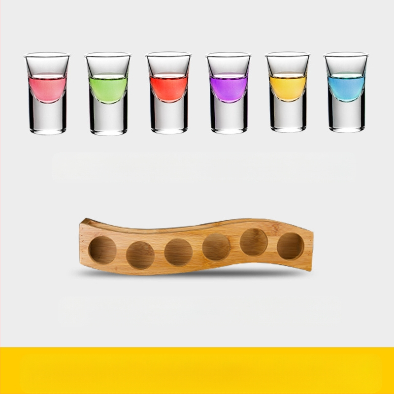 Bullet Cup Liquor Cup Swallow Cup Kangete alkohoolsete jookide Cup B52 Kokteiliklaaside hoidik Shot Cup komplekt Baari veiniklaas