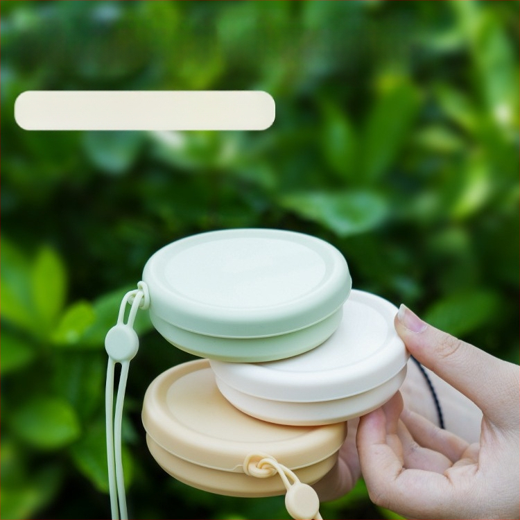 Φορητό πτυσσόμενο ποτήρι νερού Φορητό ποτήρι στοματικού διαλύματος συμπίεσης Σιλικόνης Κύπελλο ταξιδιού για υπαίθριες κατασκηνώσεις Πτυσσόμενο ποτήρι δοντιών κατάλληλο για τρόφιμα