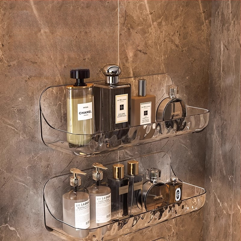 Akrilo vonios kambario daiktadėžės daiktadėžė vonios kambario daiktadėžė be perforatoriaus tvirtinama prie sienos praustuvės daiktadėžė