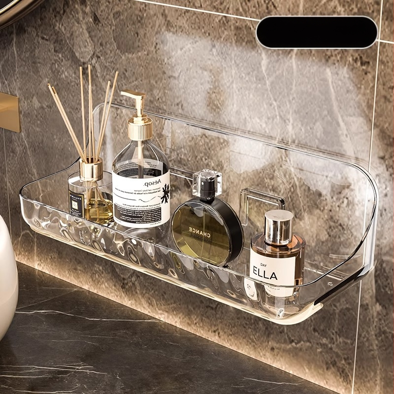 Akrilo vonios kambario daiktadėžės daiktadėžė vonios kambario daiktadėžė be perforatoriaus tvirtinama prie sienos praustuvės daiktadėžė