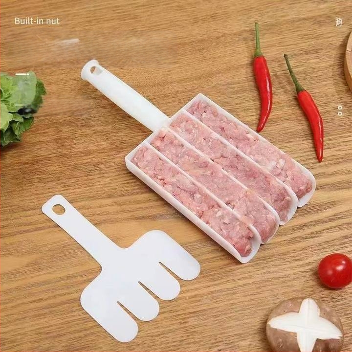 Keturgubas virtuvės įrankis mėsos kukuliams Nepridegantis mėsos kukulis Žuvies kukulis Mėsos kukulis Mėsos kukulis Mėsos kukulio artefaktas Buitinis mėsos kukulio artefaktas