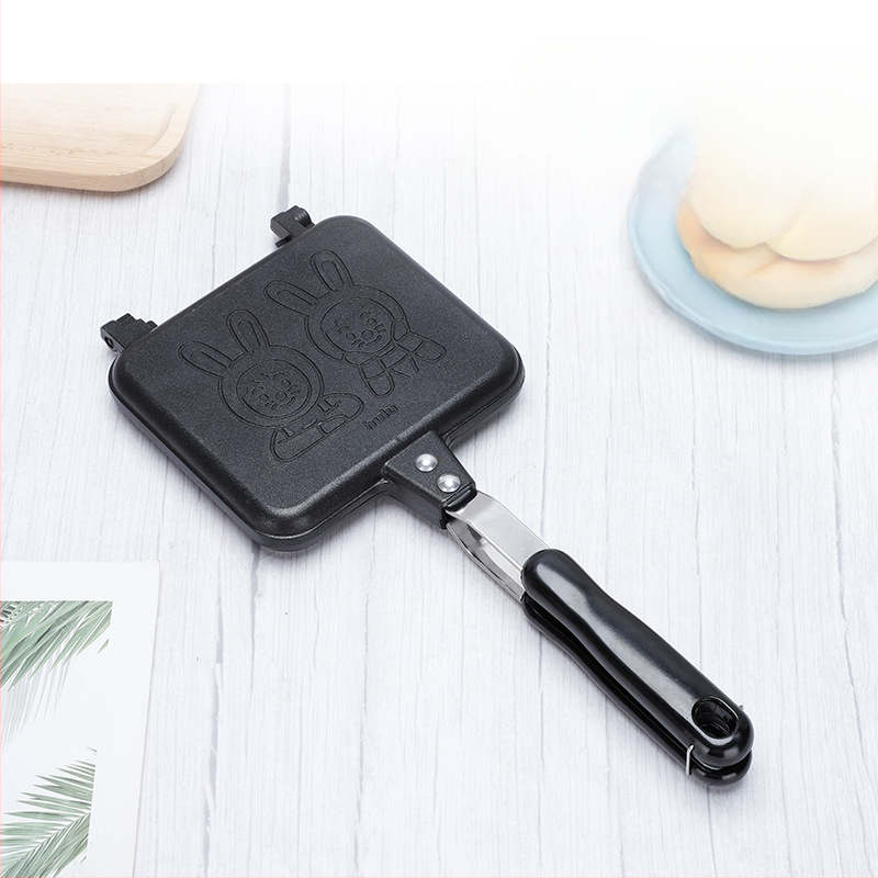 Buitinis kiaušinių animacinis kepimo skarda lauko pusryčiai stovyklavimo kepimo spaustukas stovyklavimo reikmenys skrudinta duona skrudinta duona sumuštinis kepimo skarda