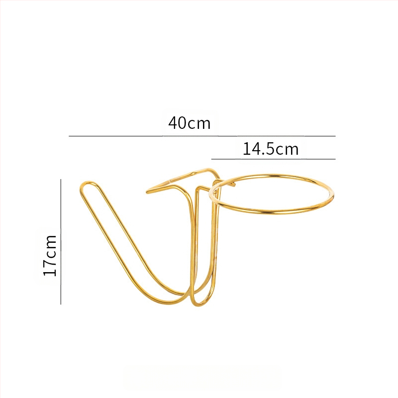 Нов удебелен настолен висок стелаж от неръждаема стомана, скоба за съхранение на KTV кофа за лед, кофа за шампанско, кофа за червено вино с лед