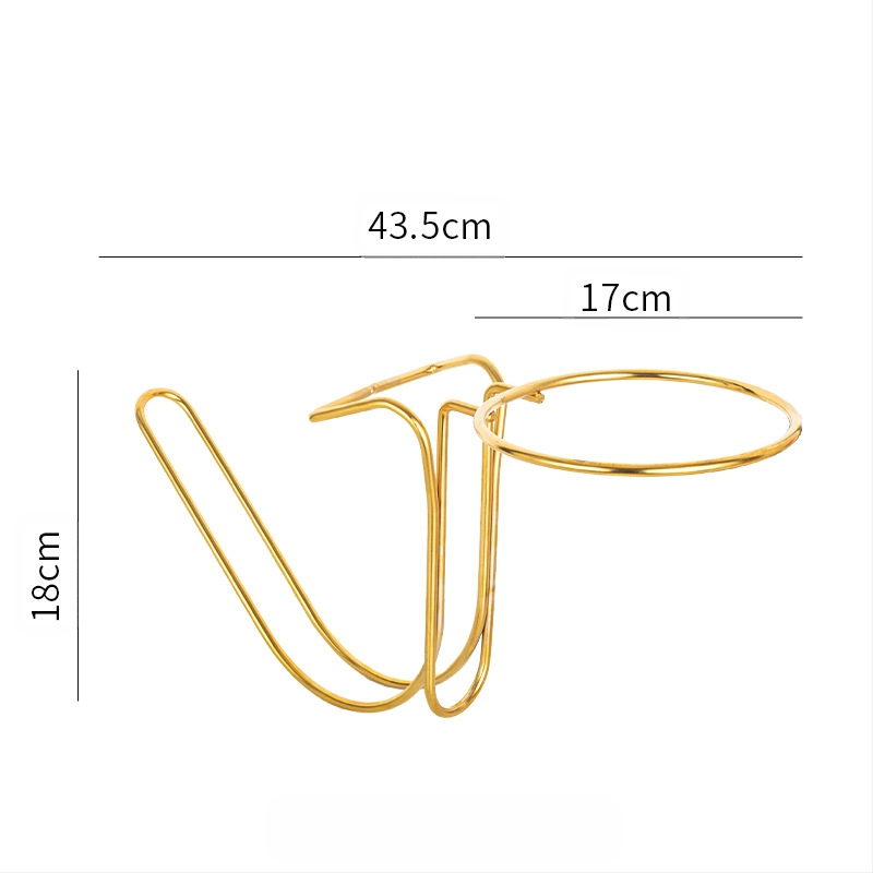Нов удебелен настолен висок стелаж от неръждаема стомана, скоба за съхранение на KTV кофа за лед, кофа за шампанско, кофа за червено вино с лед