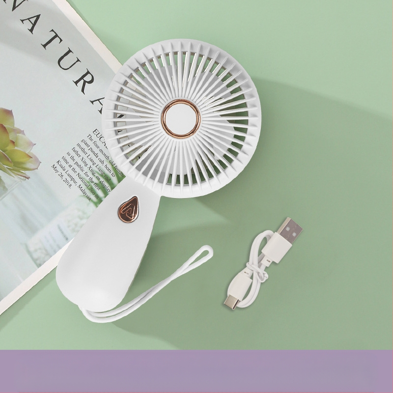 2025. aasta uus pihuarvutiga miniventilaator, USB-laadimisega kaasaskantav kolmekiiruseline väike elektriventilaator, kinkekaardiekspordi piiriülene logo