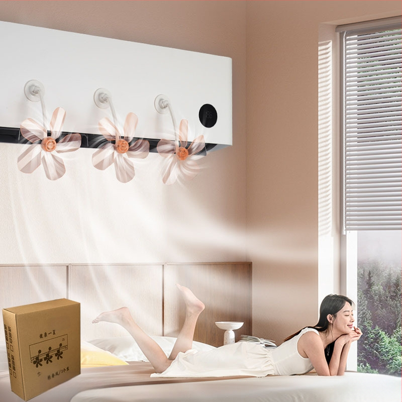 Konditsioneeri juhtventilaator, tuule süvendaja, tuulejuht, otsese puhumise vastane tuule suunaja, reguleeritav tuule suund, magamistuba, elutuba, rippuv tüüp, universaalne tüüp