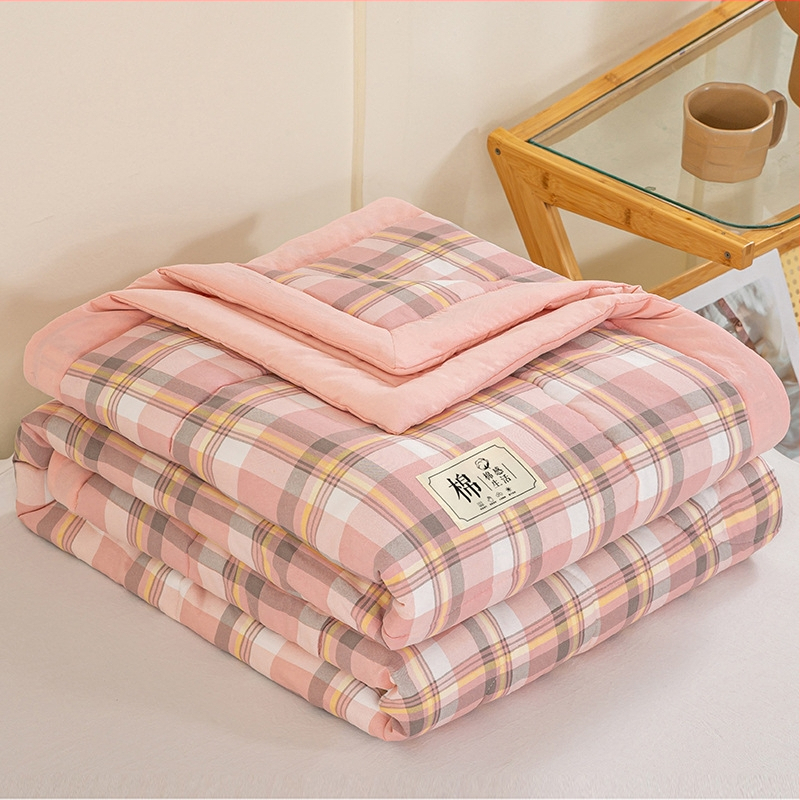 Sindziango medvilninė antklodė, su oro kondicionieriumi, vasarinė bendrabučio viengulė plona vasarinė antklodė, vasarinė vėsi antklodė, grynu vandeniu plaunama medvilnė, skalbiama skalbimo mašinoje