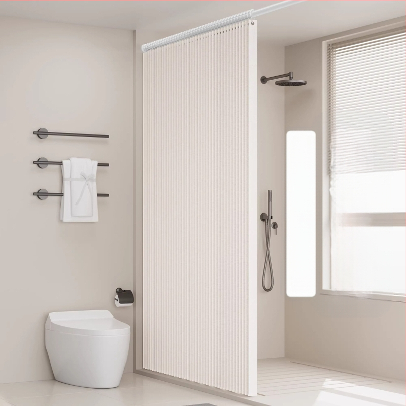 Kokkupandav magnetiline dušikardin sobib vannitoa uksekardina tualeti nähtamatu vaheseina kardin veekindel hallitanud tehase otsemüük