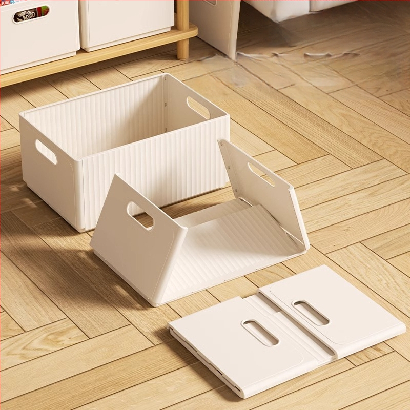 Összecsukható tárolódoboz asztali vegyes snack játékok háztartási fiókos doboz konyhai kosár műanyag kosár vastagított tárolódoboz