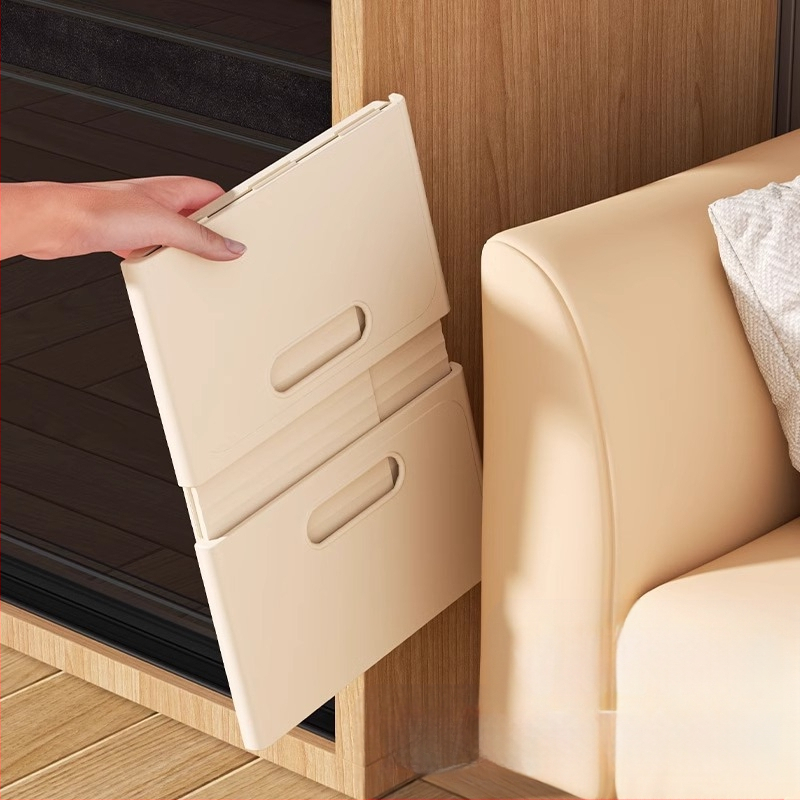 Összecsukható tárolódoboz asztali vegyes snack játékok háztartási fiókos doboz konyhai kosár műanyag kosár vastagított tárolódoboz