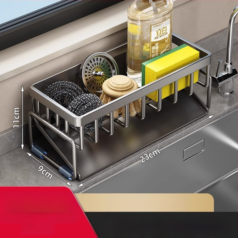 Köögi hoiuriiul, kraanikausi kuivatusrest, süsinikterasest kraan nõudepesuks ja puhastamiseks, terasest traadist kuuliga hoiuriiuli artefakt