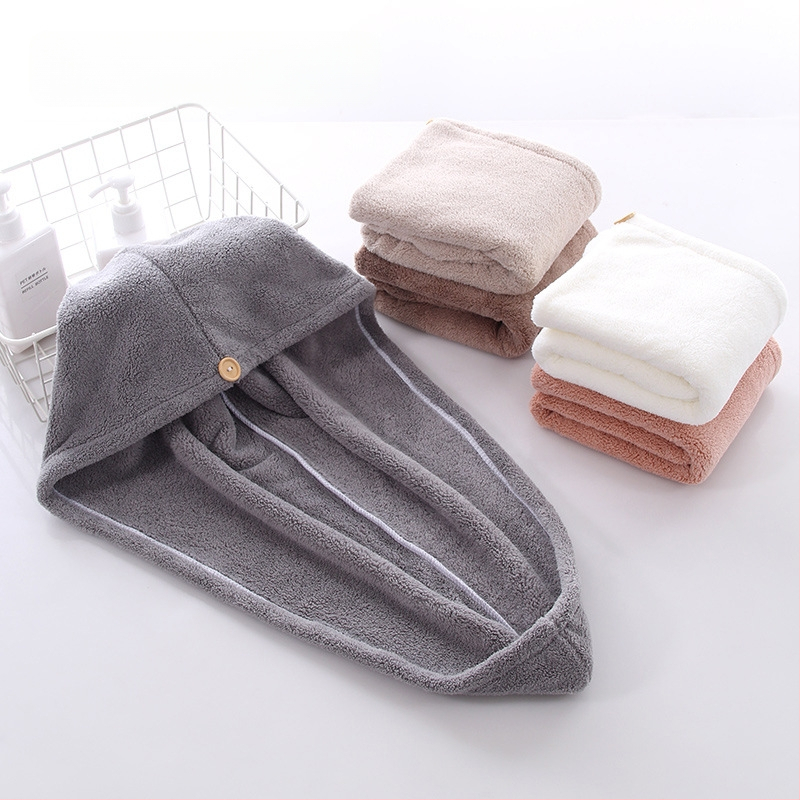 „Tuqiang“ tarpvalstybinio prekybos centro koralų vilnos dušo kepuraitė suaugusiems, mikropluošto sugerianti galvos apdangalas, sustorintas plaukų džiovinimo kepuraitė, didmeninė prekyba