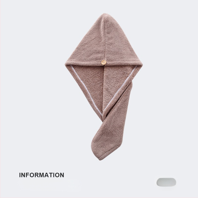 „Tuqiang“ tarpvalstybinio prekybos centro koralų vilnos dušo kepuraitė suaugusiems, mikropluošto sugerianti galvos apdangalas, sustorintas plaukų džiovinimo kepuraitė, didmeninė prekyba