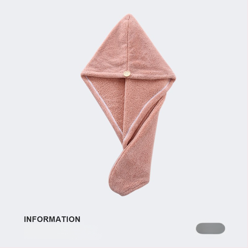 „Tuqiang“ tarpvalstybinio prekybos centro koralų vilnos dušo kepuraitė suaugusiems, mikropluošto sugerianti galvos apdangalas, sustorintas plaukų džiovinimo kepuraitė, didmeninė prekyba