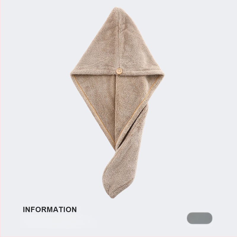 „Tuqiang“ tarpvalstybinio prekybos centro koralų vilnos dušo kepuraitė suaugusiems, mikropluošto sugerianti galvos apdangalas, sustorintas plaukų džiovinimo kepuraitė, didmeninė prekyba