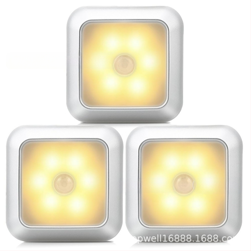 Kreatív szabadalmaztatott éjszakai fény mágneses infravörös emberi test indukciós fény új furcsa lépcsőfolyosó biztonsági intelligens indukciós fény