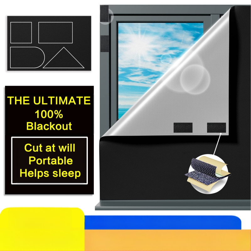 Tarpvalstybinė užsienio prekyba „Amazon“ – „pasidaryk pats“ – visiškai užtemdančios Oksfordo audinio užuolaidos su lipnia juosta nuo saulės, montuojamos lipnia juosta.