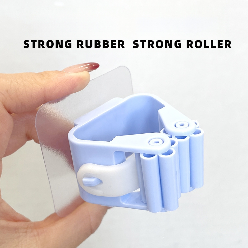 Naujas tvirtas, vientisas, neperforuotas, praktiškas šluosčių stovas namams, virtuvės ir vonios kambario kabliukas, nepakenks sieninių šluosčių spaustukų gamintojams