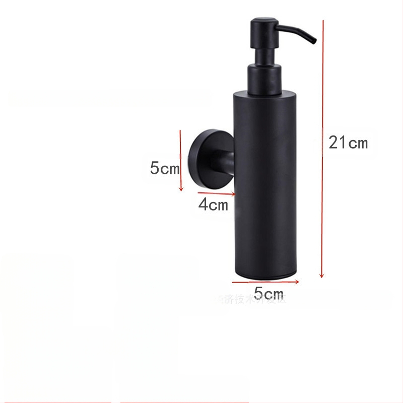 Tarpvalstybinis 304 nerūdijančio plieno prie sienos montuojamas rankinis vielos tempimo muilo dozatorius 200 ml šampūno dušo želės buteliukas rankų dezinfekavimo priemonė dėžutė