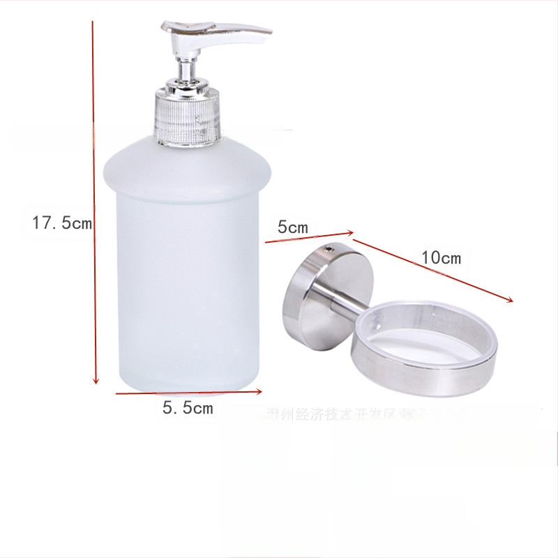 Tarpvalstybinis 304 nerūdijančio plieno prie sienos montuojamas rankinis vielos tempimo muilo dozatorius 200 ml šampūno dušo želės buteliukas rankų dezinfekavimo priemonė dėžutė