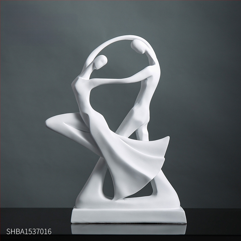 Põhjamaade abstraktsed figuurikaunistused loominguline kunstiline skulptuur moodne lihtne elutoa sissepääsu veinikapp kodukaunistused