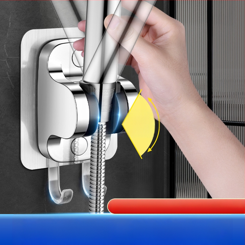 Dušo laikiklis be smūgių, pakabinamos galvos priedai, reguliuojamas vonios kambario dušo galvutės pagrindas, gėlių džiovinimas, fiksuotas artefaktas