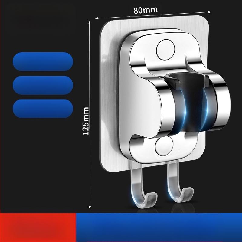 Dušo laikiklis be smūgių, pakabinamos galvos priedai, reguliuojamas vonios kambario dušo galvutės pagrindas, gėlių džiovinimas, fiksuotas artefaktas