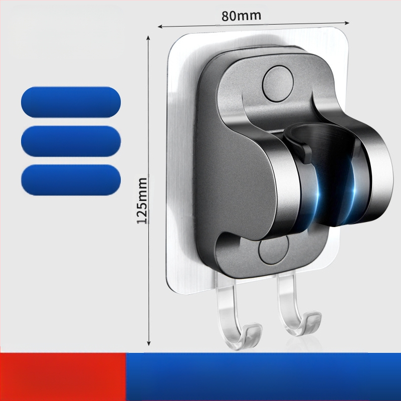 Dušo laikiklis be smūgių, pakabinamos galvos priedai, reguliuojamas vonios kambario dušo galvutės pagrindas, gėlių džiovinimas, fiksuotas artefaktas