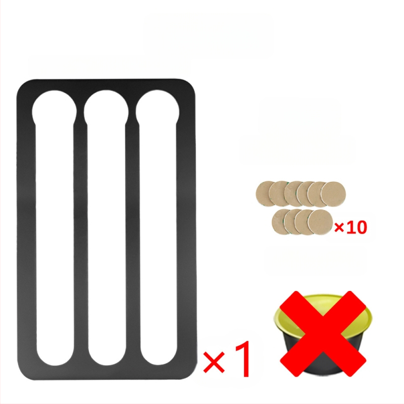 Seinale kinnitatav kohvikapslite hoiuriiul, ühilduv Dolce Gusto kapslitassiga, alumiiniumisulamist akrüülist hoiuriiul