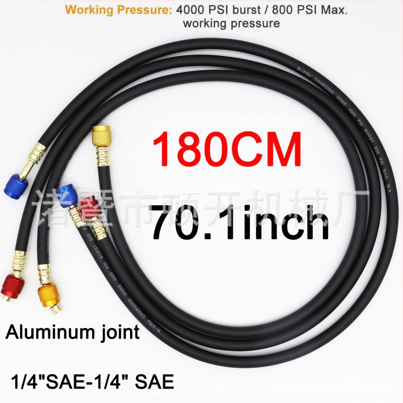 Fluoruoto šaltnešio vamzdelis oro kondicionieriui sniego freono aukšto slėgio R410a sprogimui atsparaus užpildymo vamzdelis buitinių automobilių oro kondicionierių priežiūra