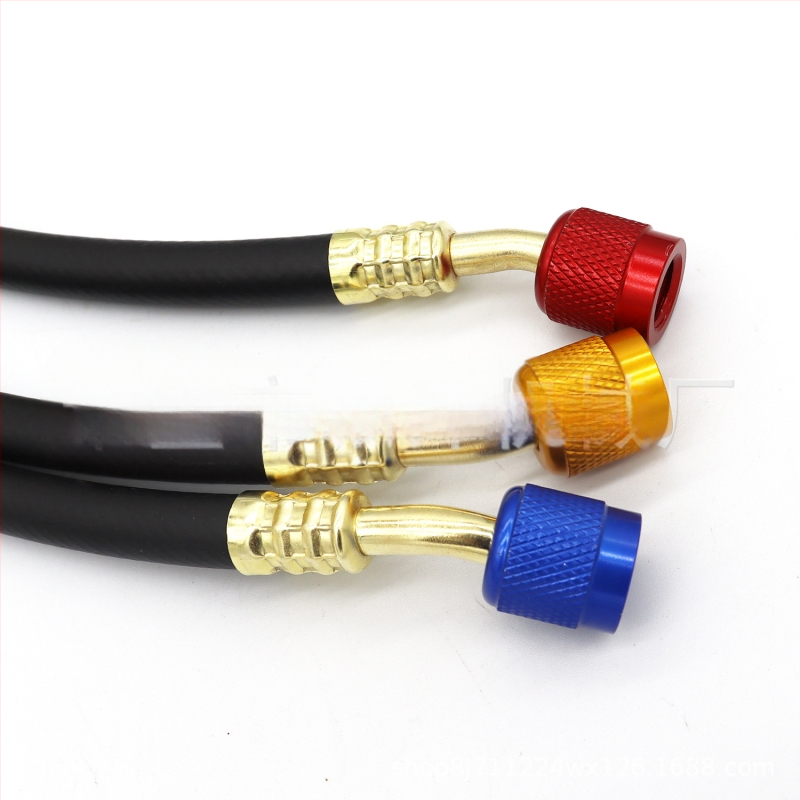 Fluoruoto šaltnešio vamzdelis oro kondicionieriui sniego freono aukšto slėgio R410a sprogimui atsparaus užpildymo vamzdelis buitinių automobilių oro kondicionierių priežiūra