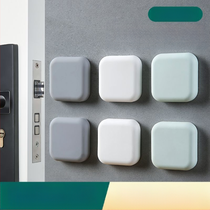 Ukselingi paksendatud kokkupõrkevastane padi silikoonist kaitsepadi külmkapi koputusvastane ukse kaitseraua löögipuhvri seinakleebis väliskaubanduse hulgimüük