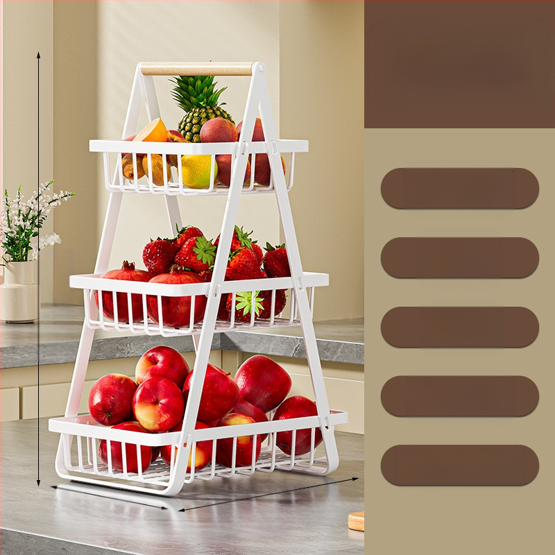 Išskirtinis „CrossBorder“ vaisių krepšelis su medine rankena, dvisluoksnis laikymo krepšelis, stalo laikymo krepšelis, užkandžių laikymo krepšelis, nusausinimo krepšelis, vaisių ir daržovių krepšelis