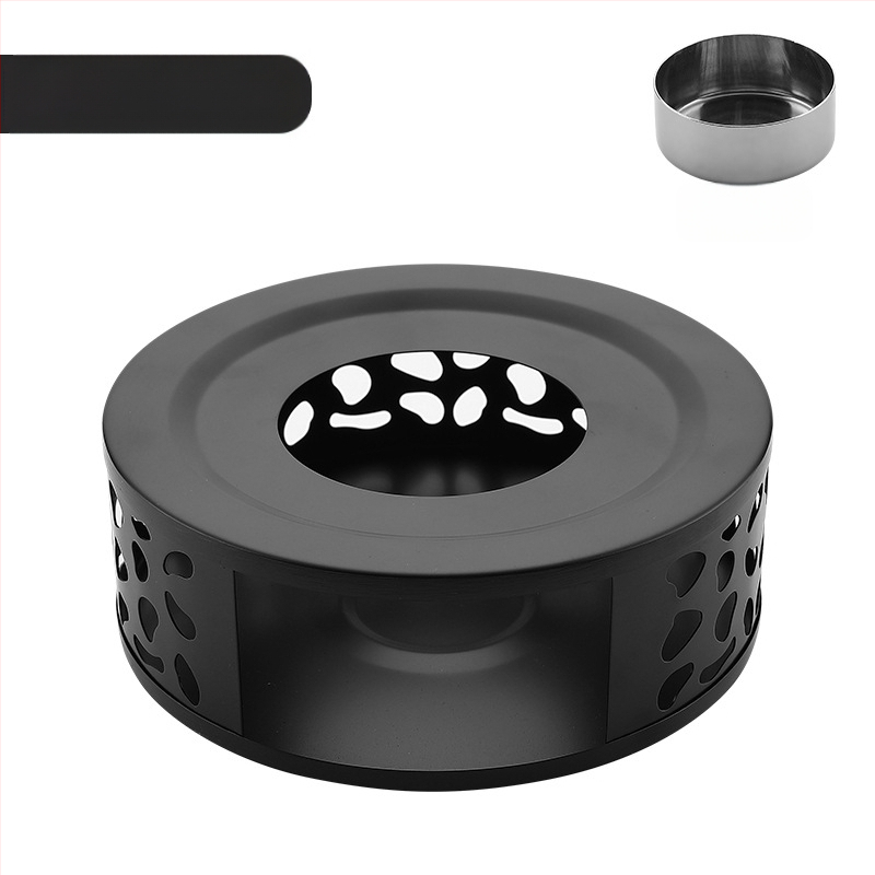 Nerūdijančio plieno arbatos šildytuvas „pasidaryk pats“ apvali žvakė, šildymo pagrindas, arbatos šildytuvas, patogus lauko šildytuvas, didmeninė prekyba