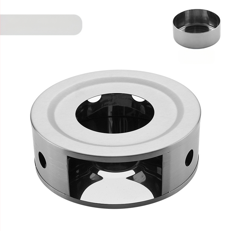 Nerūdijančio plieno arbatos šildytuvas „pasidaryk pats“ apvali žvakė, šildymo pagrindas, arbatos šildytuvas, patogus lauko šildytuvas, didmeninė prekyba