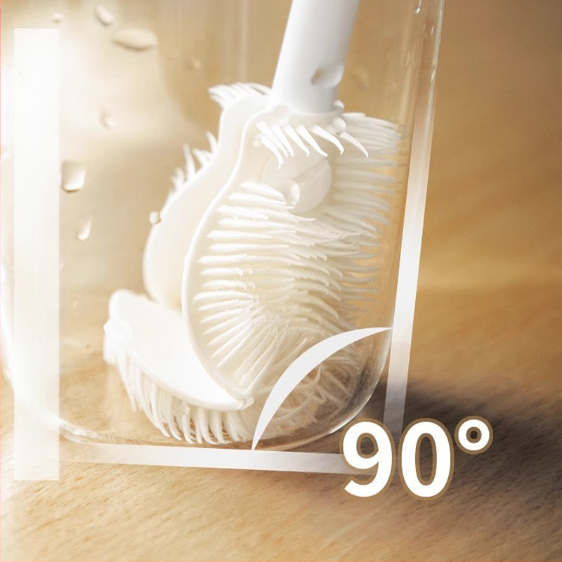 Ilgos rankenos silikoninis puodelių šepetėlis, valantis ilgą rankeną, sulankstomas mažas šepetėlis, vandens puodelių laužymo mašina, specialus valymo šepetėlis