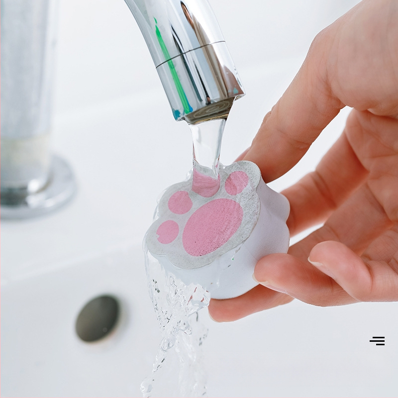 Nauja katės letenos kempinė, dezinfekuojanti stebuklinga servetėlė, virtuvės maišytuvo, vonios, praustuvės dezinfekavimo valymo servetėlė, veidrodžio paviršiaus servetėlė