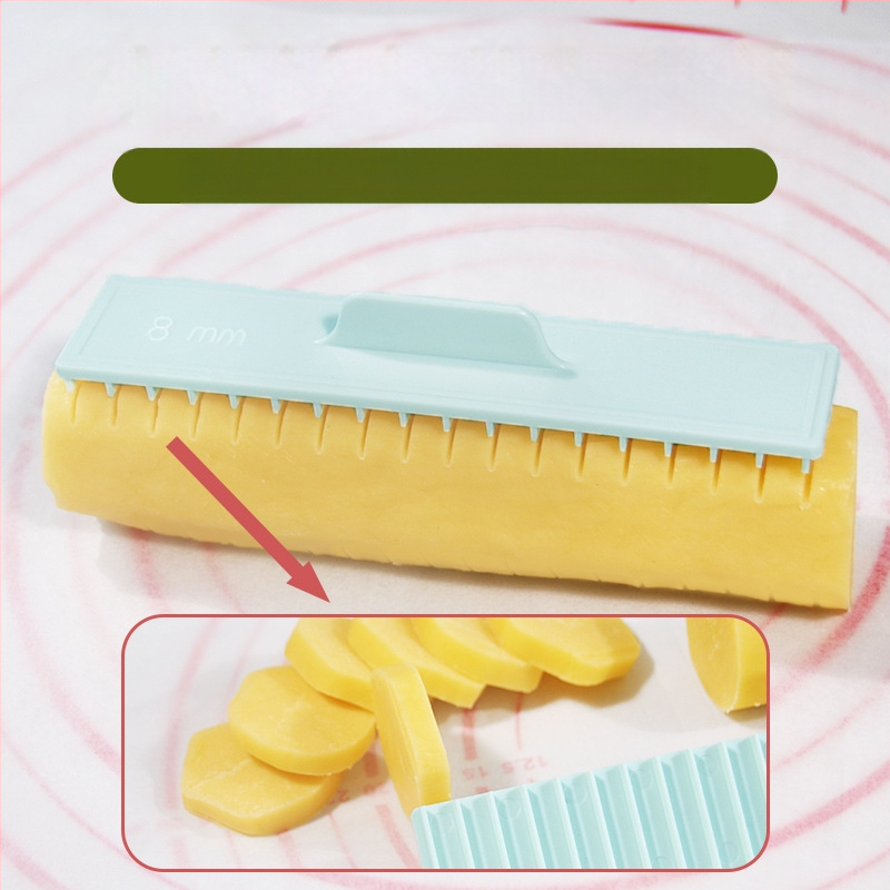 Sausainių matavimo liniuotė, sausainių pjaustytuvas, pyrago vyniotinio valdiklis, storo pjaustymo buitinė kepimo liniuotė, storo pjaustymo įrankis