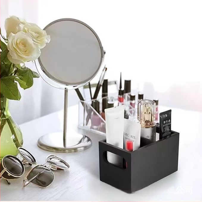 Radoša koka galda tālvadības pults nodalījuma uzglabāšanas kaste virtuves trauku uzglabāšanas kaste kafijas tējas maisiņu uzglabāšanas kaste