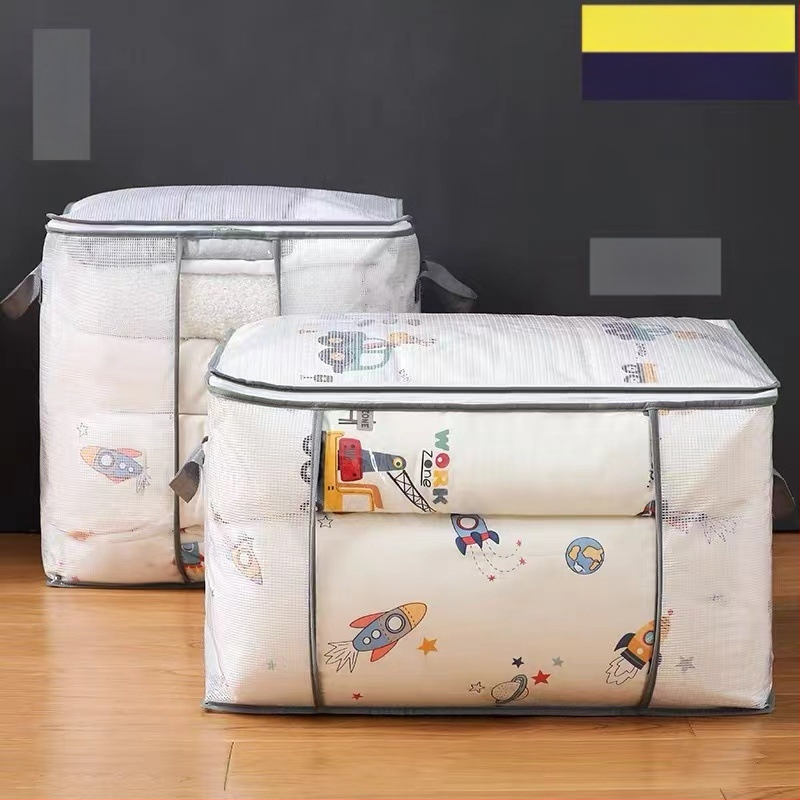 Tekikott Läbipaistev kandekott Hoiukarp Riiete hoiustamine Riidekapp Kolimiskott Hoiukarp Hoiukapp