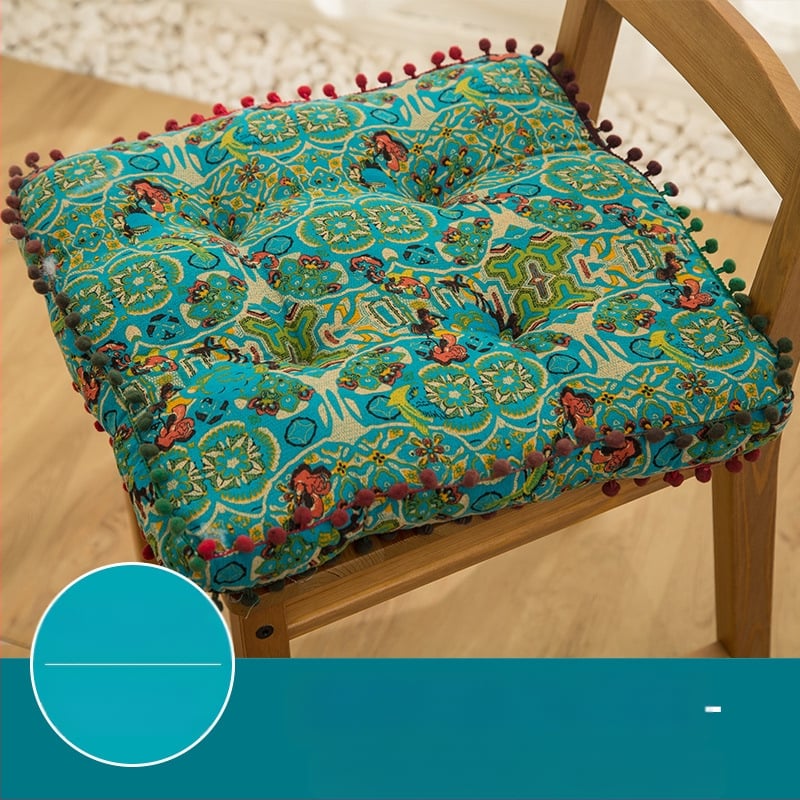 Amazoni laiskpõranda futon puuvillast ja linasest kangast tatamimatt suur ümmargune padi paksendatud ruudukujuline toolipadi