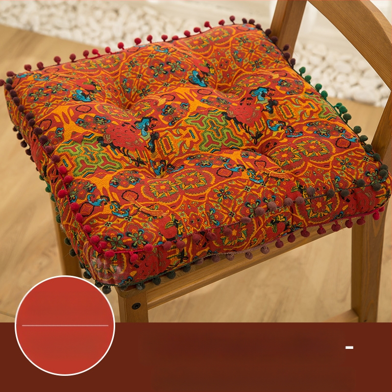 Amazoni laiskpõranda futon puuvillast ja linasest kangast tatamimatt suur ümmargune padi paksendatud ruudukujuline toolipadi