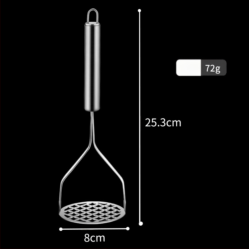 Virtuvinis nerūdijančio plieno bulvių grūstuvas, buitinis bulvių presas, rankinis grūstuvas, kūdikių maisto papildų įrankis